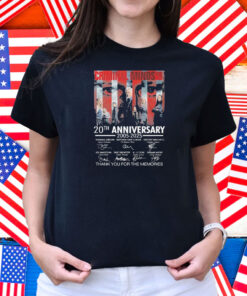 Official Criminal Minds 20th Anniversary 2005 2025 Thank You For The Memories Signatures Shirt