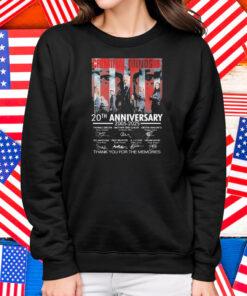 Official Criminal Minds 20th Anniversary 2005 2025 Thank You For The Memories Signatures Shirt