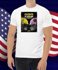Official Football In Cleveland Columbus Crew Vs Inter Miami April 19 2025 Huntington Bank Field Poster Shirt