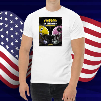 Official Football In Cleveland Columbus Crew Vs Inter Miami April 19 2025 Huntington Bank Field Poster Shirt