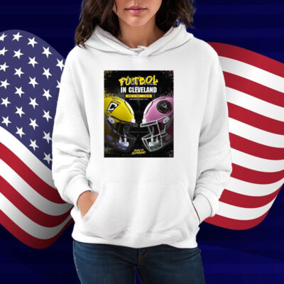 Official Football In Cleveland Columbus Crew Vs Inter Miami April 19 2025 Huntington Bank Field Poster Shirt