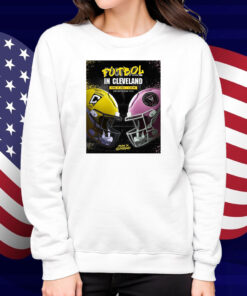 Official Football In Cleveland Columbus Crew Vs Inter Miami April 19 2025 Huntington Bank Field Poster Shirt