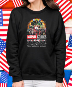 Official Marvel Studios 2008 2025 Thank You For The Memories Signatures Shirt