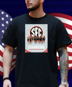 Official UGA Women’s Tennis 2025 SEC Southeastern Conference Tournament Champions Poster Shirt