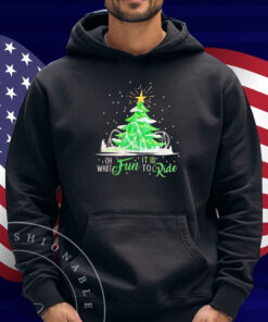 Oh What Fun It Is To Ride Holiday Six Flags Christmas Shirt