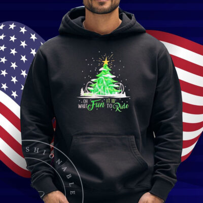 Oh What Fun It Is To Ride Holiday Six Flags Christmas Shirt