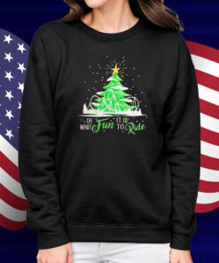 Oh What Fun It Is To Ride Holiday Six Flags Christmas Shirt