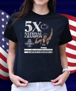 Penn State Wrestling Carter Starocci 5x Champ Shirt