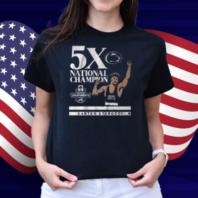 Penn State Wrestling Carter Starocci 5x Champ Shirt