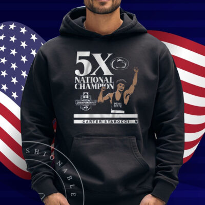 Penn State Wrestling Carter Starocci 5x Champ Shirt