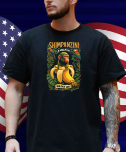 Shimpanzini Bananini Banana Monkey Meme Italian Brainrot Shirt