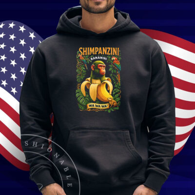 Shimpanzini Bananini Banana Monkey Meme Italian Brainrot Shirt