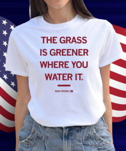 The grass is greener where you water it Audi Crooks Shirt