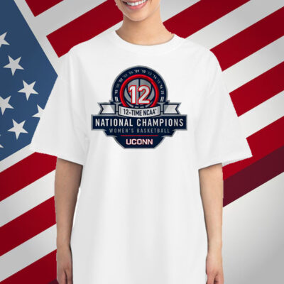 UConn WBB 12x NCAA Champions Logo T-Shirt