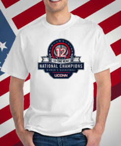 UConn WBB 12x NCAA Champions Logo T-Shirt