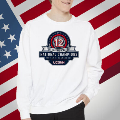 UConn WBB 12x NCAA Champions Logo T-Shirt