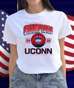 UConn WBB 2025 NCAA Champions Grid Shirt