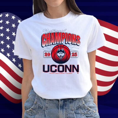 UConn WBB 2025 NCAA Champions Grid Shirt