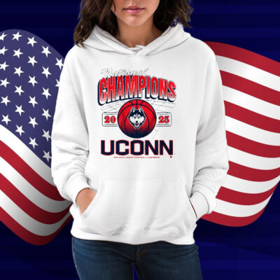 UConn WBB 2025 NCAA Champions Grid Shirt