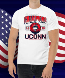 UConn WBB 2025 NCAA Champions Grid Shirt