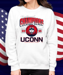 UConn WBB 2025 NCAA Champions Grid Shirt
