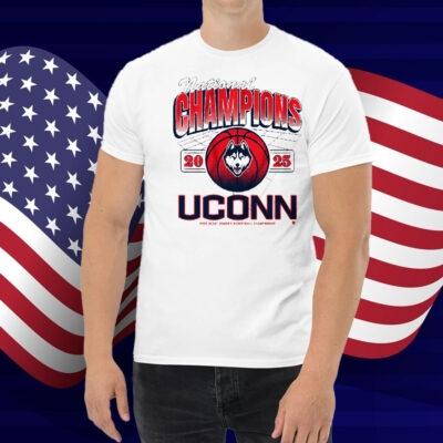 UConn WBB 2025 NCAA Champions Grid Shirt
