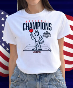 UConn WBB 2025 NCAA Champions Mascot Shirt