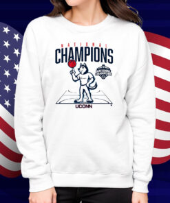 UConn WBB 2025 NCAA Champions Mascot Shirt