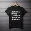Charlie Todd Zohran & Brad & Zellnor & Jessica & Adrienne T Shirt