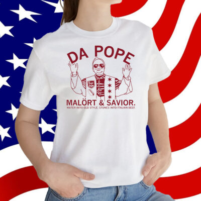 Da Pope Malort & Savior Water into Old Style, Stones Into Italian Beef T-Shirt