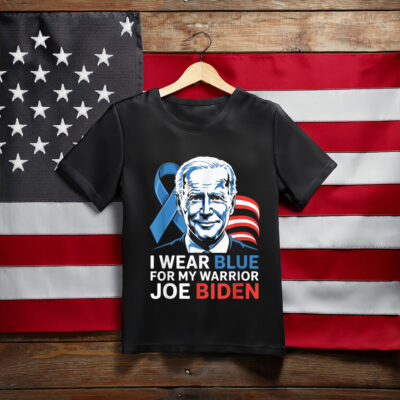 I Wear Light Blue For Biden Prostate Cancer Awareness Ribbon T-Shirt