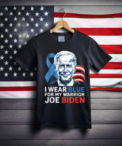 I Wear Light Blue For Biden Prostate Cancer Awareness Ribbon T-Shirt