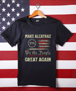 Make Alcatraz Great Again Funny Trump Alcatraz Retro Funny T-Shirt