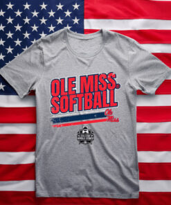 Ole Miss Softball Women's College World Series Stripe Shirt