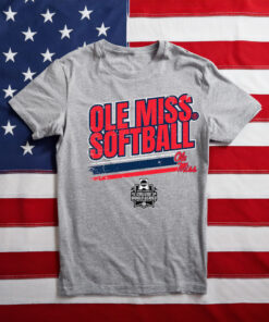 Ole Miss Softball Women's College World Series Stripe Shirt