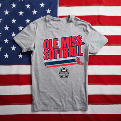 Ole Miss Softball Women's College World Series Stripe Shirt 