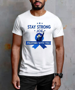 Stay Strong biden Patriotic Support Ribbon Prostate Cancer T-Shirt