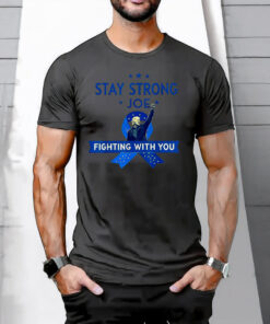 Stay Strong biden Patriotic Support Ribbon Prostate Cancer T-Shirt