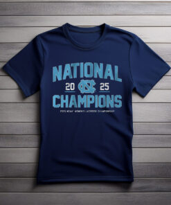 UNC Women's Lacrosse 2025 National Champions Shirt