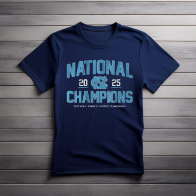 UNC Women's Lacrosse 2025 National Champions Shirt