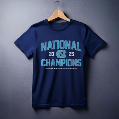 UNC Women's Lacrosse 2025 National Champions Shirt