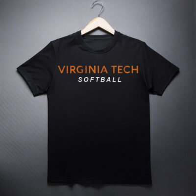 Virginia Tech Softball Logo Stack Shirt