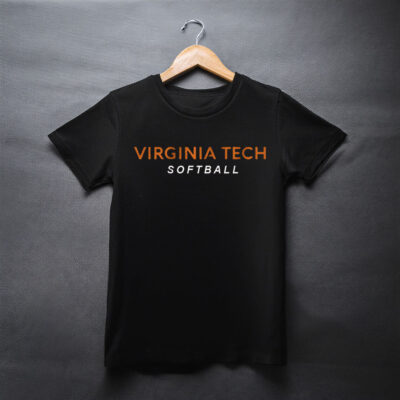 Virginia Tech Softball Logo Stack Shirt
