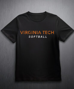 Virginia Tech Softball Logo Stack Shirt