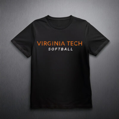 Virginia Tech Softball Logo Stack Shirt