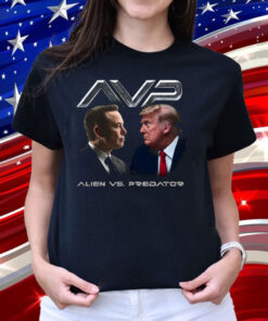 Alien vs Predator Trump vs Elon Shirt