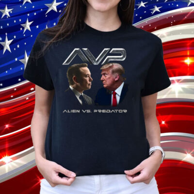 Alien vs Predator Trump vs Elon Shirt