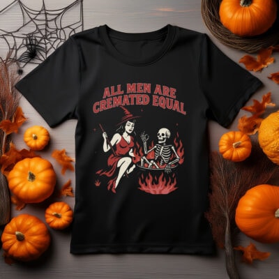 All Men Are Created Equal Shirt, Feminist Halloween Tee