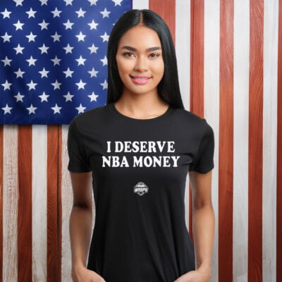Caitlin Clark Wearing I Deserve NBA Money Shirt