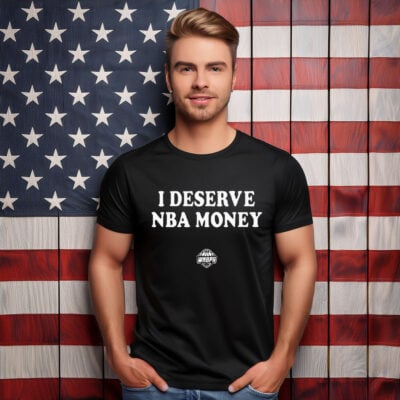 Caitlin Clark Wearing I Deserve NBA Money Shirt